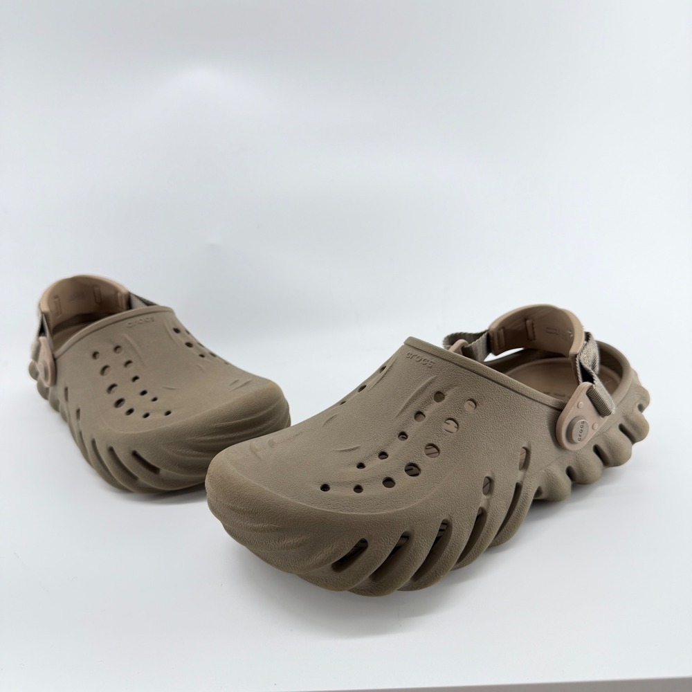Crocs Echo Clog Tumbleweed Tan Brown Men 6 Women 8 207937-2V3